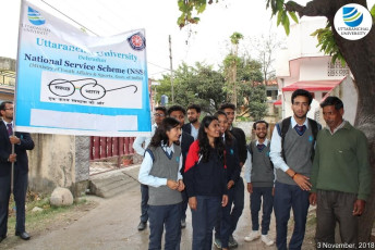 NSS Wing of the Uttaranchal University organizes ‘Awareness Campaign’ on “Election Reforms”4