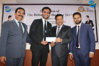 Law College Dehradun awards Smt. Sushila Devi Memorial Scholarships to meritorious students at Law College Dehradun