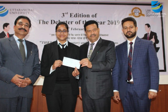 Law College Dehradun awards Smt. Sushila Devi Memorial Scholarships to meritorious students at Law College Dehradun