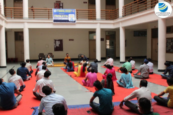 The Fifth International Day of Yoga (IDY) was Celebrated at Uttaranchal University