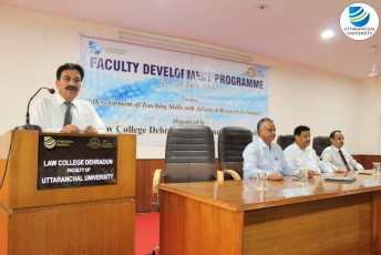 Law College Dehradun organizes a Faculty Development Program entitled “Development of teaching skills with Advanced Research Techniques”