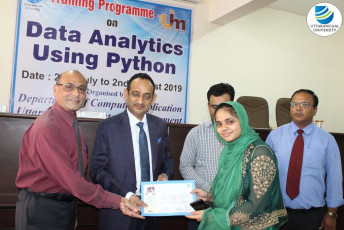 Uttaranchal Institute of Management conducts the Valedictory Session of the Training Programme on ‘Data Analytics Using Python’