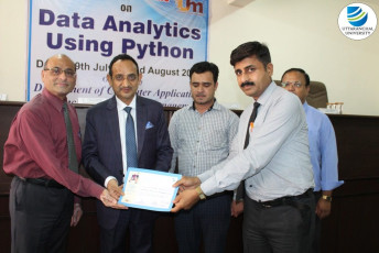 Uttaranchal Institute of Management conducts the Valedictory Session of the Training Programme on ‘Data Analytics Using Python’