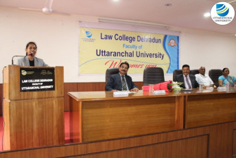 Law College Dehradun felicitates Ms. Richa Bhatt  – An M.P. Judiciary Qualifier