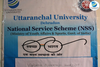 Uttaranchal University organizes a program on ‘Vigilance Awareness against Corruption’