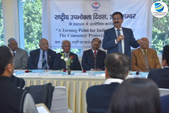 Prof. (Dr.) Rajesh Bahuguna delivers a Lecture as Keynote Speaker in the Workshop organized by Food, Civil Supplies and Consumer Affairs Department, Govt. of Uttarakhand