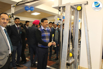 Hon'ble Chancellor Shri Jitender Joshi inaugurates  state-of-the-art Gymnasium in Uttaranchal University