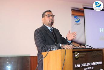Central Library of Uttaranchal University conducts a Training Session for the Faculty Members and students of Law & Legal Studies