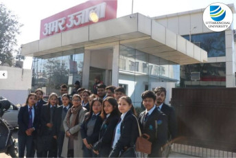 Department of communication organized an Industrial Visit to the Printing Press of Amar Ujala1