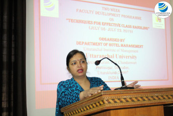 Department of Hotel Management organizes a Faculty Development Programme on “Techniques for Effective Class Handling”-4