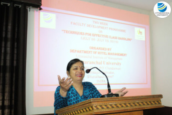 Department of Hotel Management organizes a Faculty Development Programme on “Techniques for Effective Class Handling”3