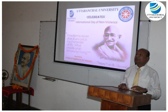 School of Applied & Life Sciences Celebrates Gandhi Jayanti