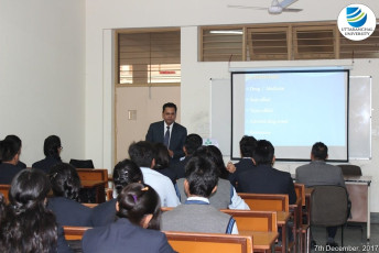 Uttaranchal Institute of Pharmaceutical Sciences organizes a Guest Lecture on Safe Use of Medicine-5
