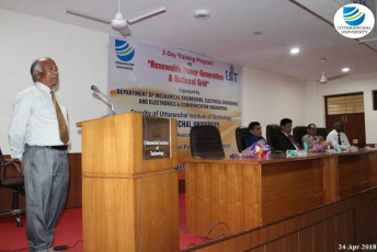 Uttaranchal Institute of Technology organizes three-day ‘Skill Development Programme on Renewable Power Generation & National Grid-7