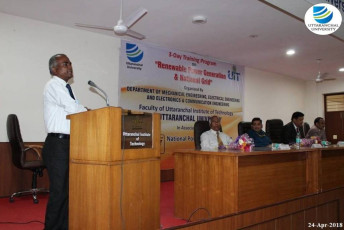Uttaranchal Institute of Technology organizes three-day ‘Skill Development Programme on Renewable Power Generation & National Grid-9