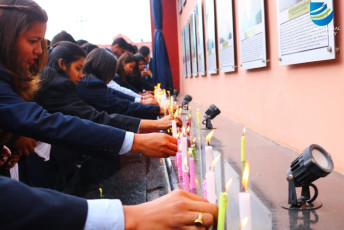 Emotional Tribute to CRPF Martyrs of Pulwama at Uttaranchal University