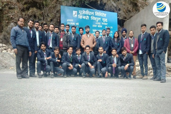 Department of Mechanical Engineering organizes an Industrial Visit to ‘Chibro Power House’ and an Excursion to ‘Dakpathar Barrage’