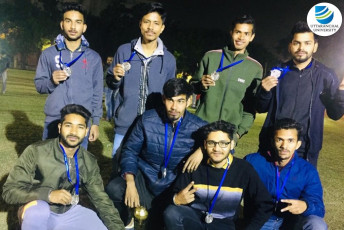 Uttaranchal University Volleyball (M) Team stands Runner-up in ‘Aavahan 5.0’