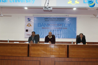 Law College Dehradun organizes a one-day Certificate Course on Insolvency and Bankruptcy
