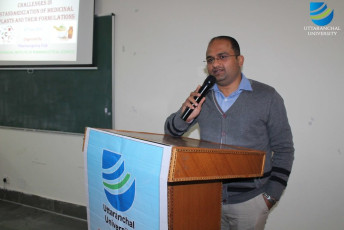 Uttaranchal Institute of Pharmaceutical Sciences organizes a Guest lecture on “Challenges in Standardization of Medicinal Plants and their Formulations”
