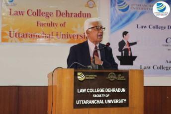 Law College Dehradun organizes the 3rd Edition of National Debate Competition 'Concours De Debat 2019' - Air Marshal Brijesh Dhar Jayal (PVSM AVSM VM and Bar) presides as Chief Guest