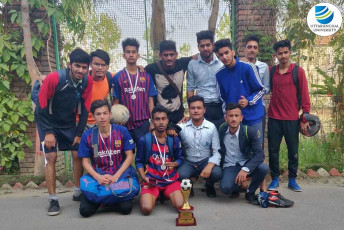 Uttaranchal University Volleyball (M) and Football (M) Team stands Runner-up in DBS Premier League- 2019