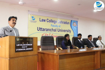 Law College Dehradun felicitates Ms. Surbhi Singhania & Mr. Shubham for being selected as U.P. Civil Judge Junior Division