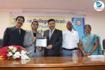 Law College Dehradun felicitates Ms. Richa Bhatt  – An M.P. Judiciary Qualifier
