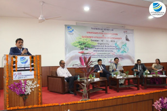 Uttaranchal University organizes a National Seminar on “Conservation & Sustained Utilization of Biodiversity”