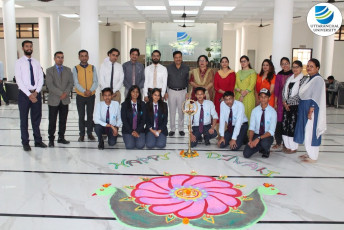 Uttaranchal University celebrates Deepawali