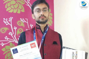 Shekhar Malik bags Third Position in “The Valley of Words Debate Competition 2019”