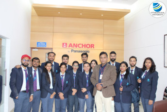 Uttaranchal Institute of Management organizes an Industrial Visit to Anchor Panasonic, Haridwar
