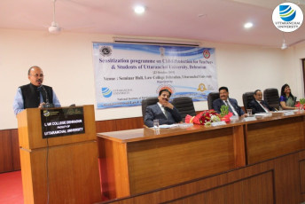 Law College Dehradun organizes a Workshop on “Sensitization Program on Child Protection”