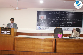 Law College Dehradun organizes a Guest Lecture on ‘Competition Law and Policy’
