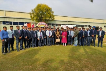 Department of Mechanical Engineering organizes an Industrial Tour to Kirby Building Systems, Haridwar