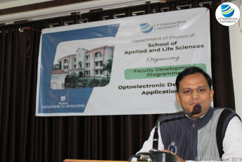 Department of Physics organizes a FDP on ‘Optoelectronics Devices and Applications’2