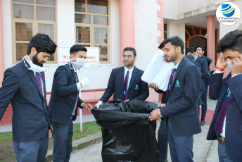 Uttaranchal Institute of Management conducts Cleanliness Campaign