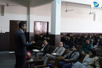 Uttaranchal Institute of Management organizes a Guest Lecture on ‘Investments and Funding Tactics’