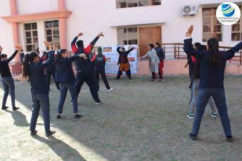 School of Applied and Life Sciences organizes an Aerobics Workout Session under ‘Fit India Movement’