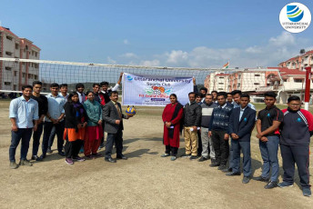 School of Applied and Life Sciences organizes a two-day Volley Ball Tournament