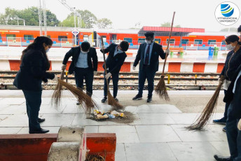 Uttaranchal Institute of Management conducts ‘Cleanliness Drive’