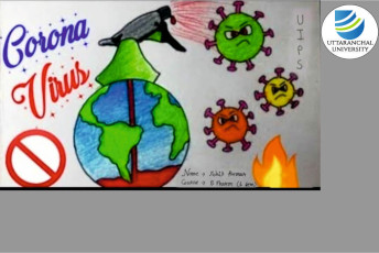 ‘Guards of Green Club’ of Uttaranchal Institute of Pharmaceutical Sciences organizes an ‘Online Earth Day themed Poster Making and Drawing Event’ to celebrate “International Earth Day”