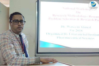 Uttaranchal Institute of Pharmaceutical Sciences organizes a Workshop on ‘Research Methodology- Research Problem Selection and Research Process’ (1)